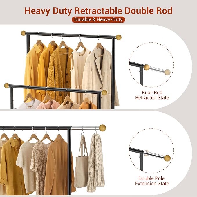 Rolling Garment Rack - Image 8