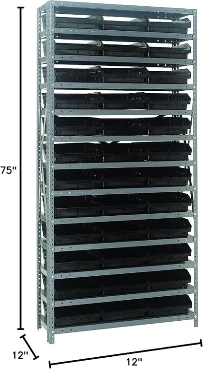 Quantum Storage Systems 1275-109BK Steel Shelving Unit - Image 2