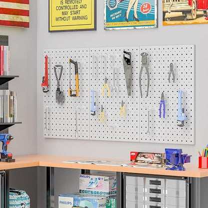 Pegboard Smith Metal Pegboard Panels, Pegboard Organizer System - Image 3