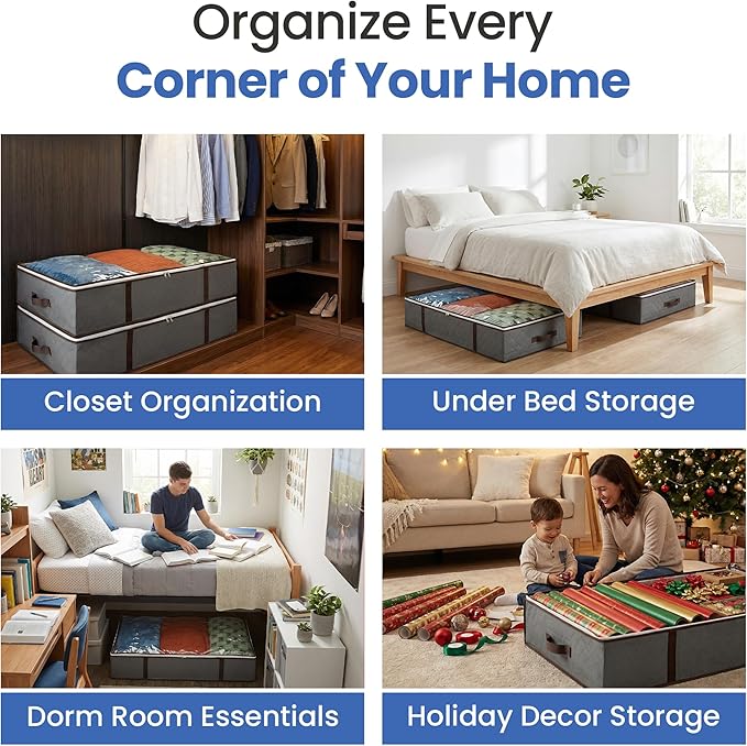 Underbed Storage Bags 4-Pack - Image 5
