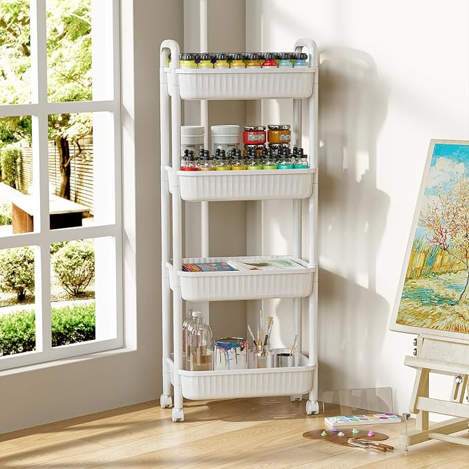 JOYZAN 4 Tier Rolling Carts - Image 2