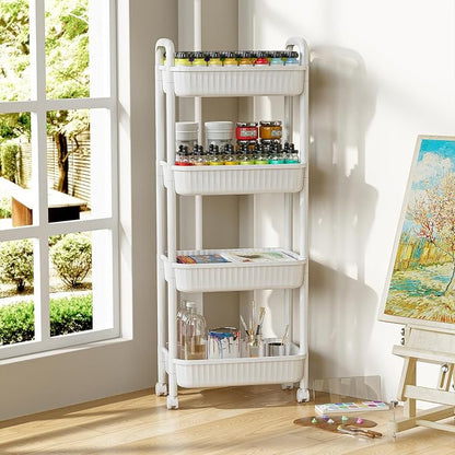 JOYZAN 4 Tier Rolling Carts - Image 2
