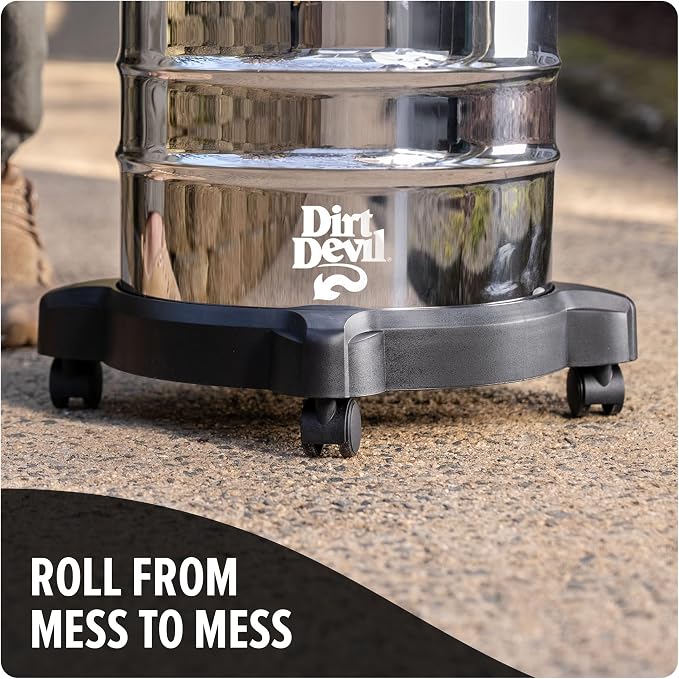 Dirt Devil 6 Gallon Corded Wet Dry Shop Vacuum, Heavy Duty Vacuum - Image 5