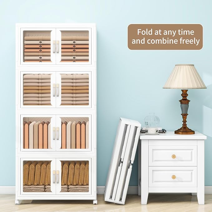 Large Clear Stackable Storage Bins - Image 6