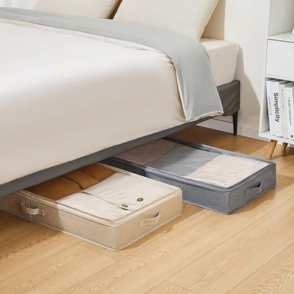 Berdeng 3 Pack Under Bed Storage Containers, Low Profile Underbed Shoes and - Image 6