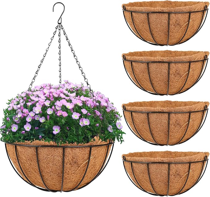 HKZ Hanging Basket Planter Plants Outdoor by HKZ