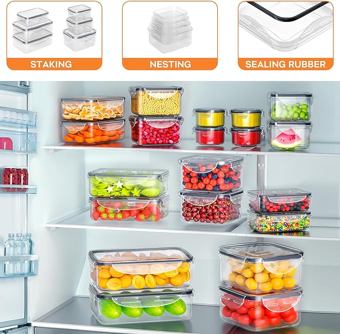 40 PCS Food Storage Containers - Image 3