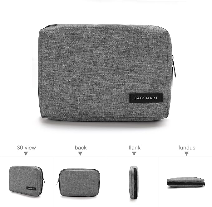 BAGSMART Electronics Organizer Travel Case, Small Cord Bag - Image 7