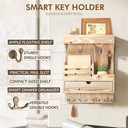 Rebee Vision Farmhouse Key Holder Wall Mount - Image 5
