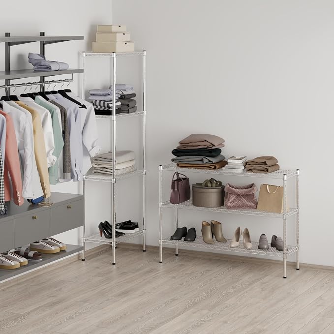 14" Deep x 48" Wide x 34" Height Wire Shelving Kit | 3-Tier | NSF Commercial - Image 7