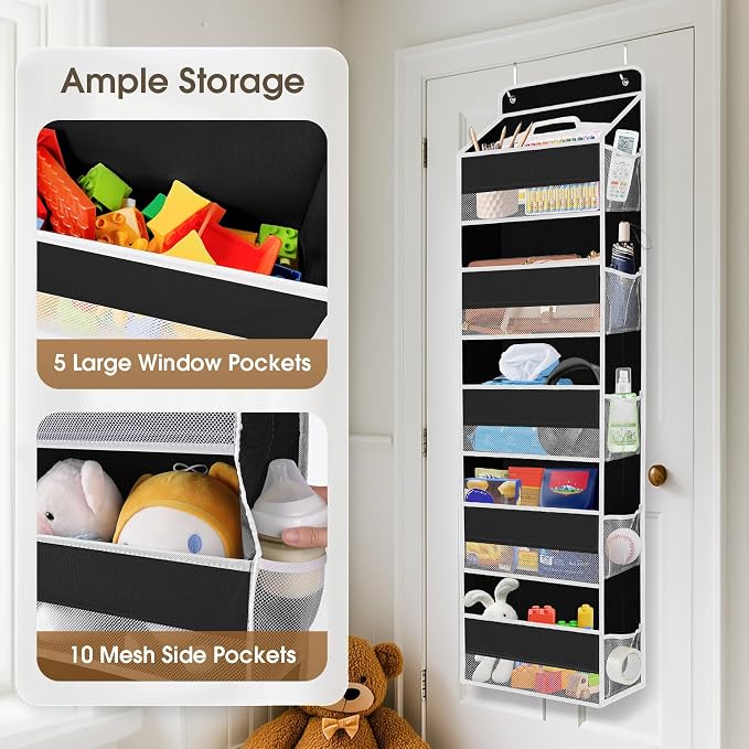 1 Pack Over The Door Organizer, Hanging Storage Organizer - Image 4