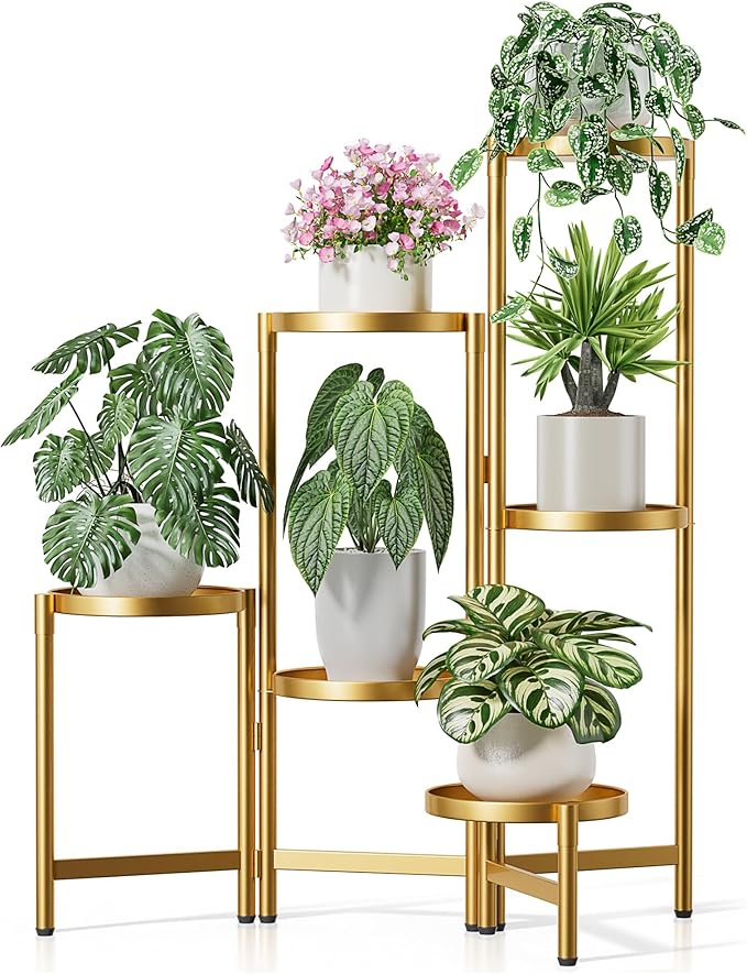 6 Tiered Plant Stand Indoor for Multiple Large Planter, Tall Heavy Duty by Unknown