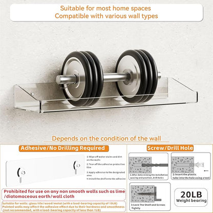 Yieach 6 Pack Shower Shelf for Inside Shower - Image 4