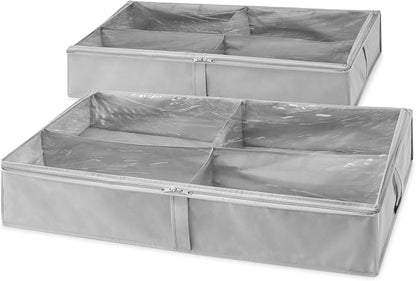 Whitmor 4 Section Underbed Boot Bag - Image 3