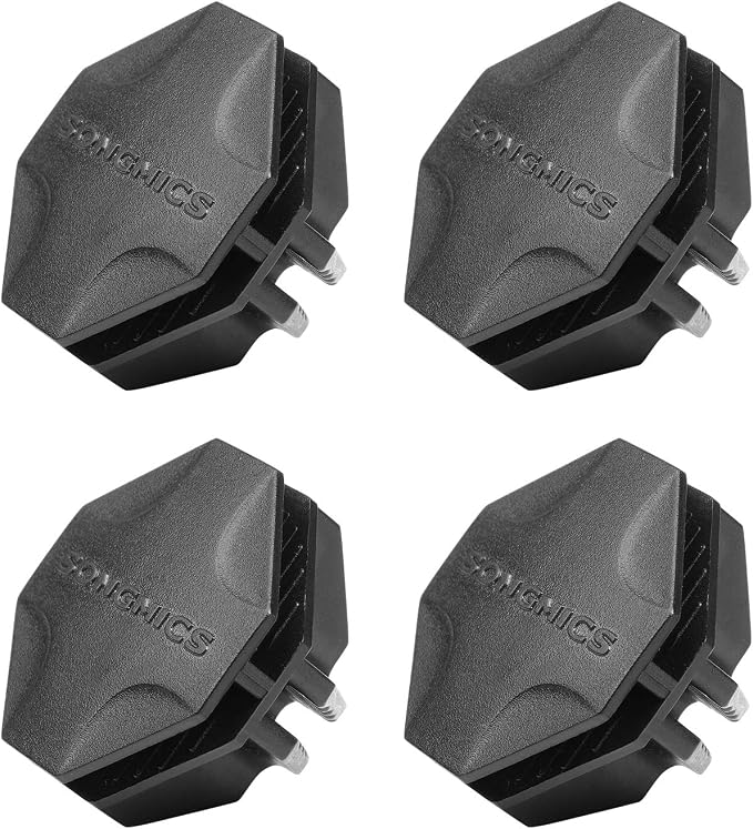 SONGMICS Plastic Connectors for DIY Wire Cube Storage Unit, 20 Pieces, ABS - Image 6