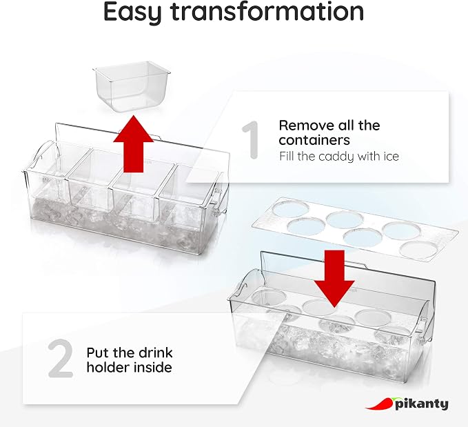 Pikanty Chilled Condiment Server Caddy - Image 5