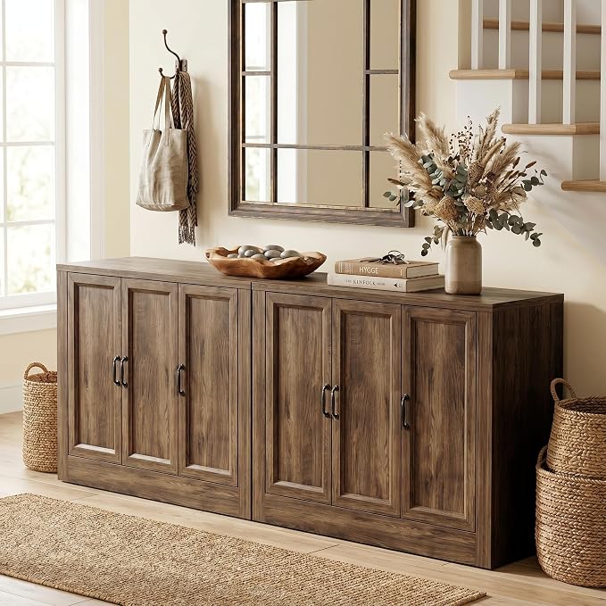 78.5" W Modern Buffet Cabinet - Image 6