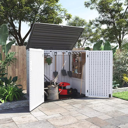 KINYING Larger Outdoor Storage Shed Weather Resistance, Horizontal Outdoor - Image 4