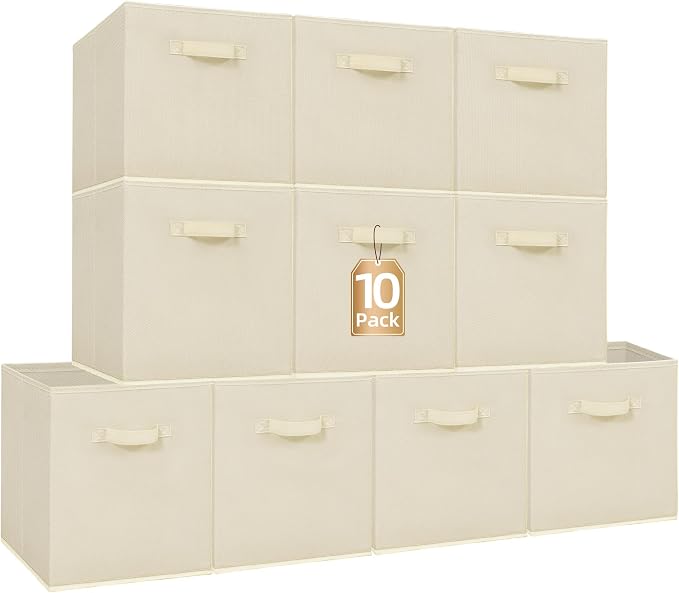 STORAGE MANIAC Storage Cubes, 13 Inch Collapsible Storage Bins by STORAGEMANIAC
