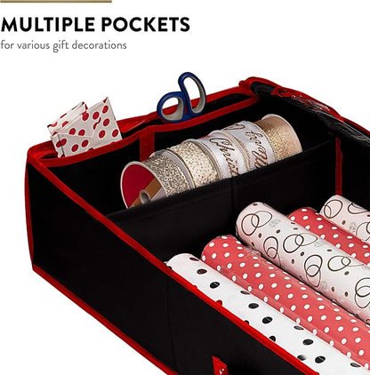 ZOBER Wrapping Paper Storage, Gift Wrapping Organizer Storage, 40 in gift wrap - Image 4