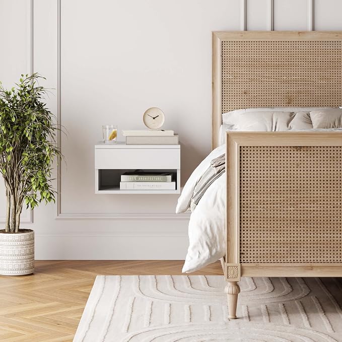 Nathan James Jackson Wall Mounted Floating Bedroom Nightstand - Image 3