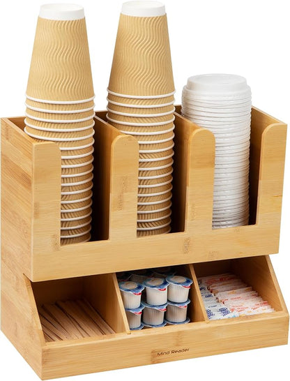 Mind Reader Cup and Condiment Station, Countertop Organizer, Coffee Bar - Image 5