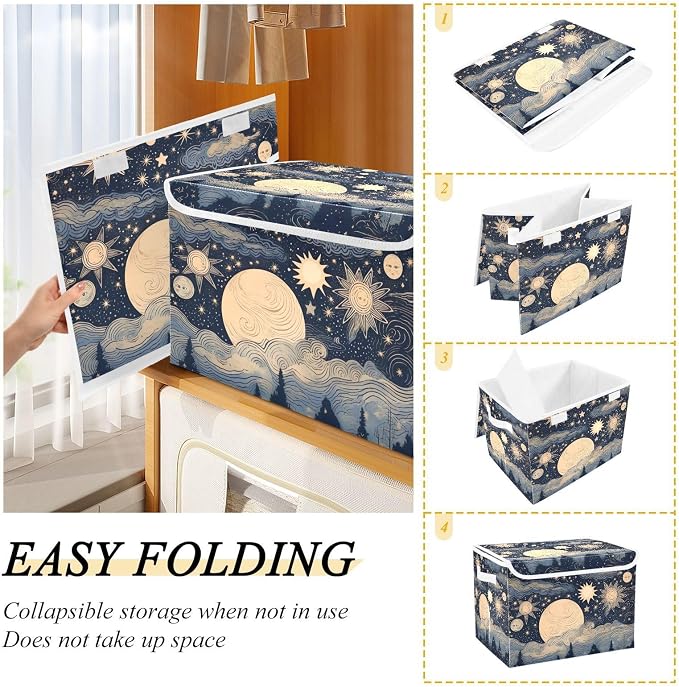 Stars and Moon Storage Bins - Image 4