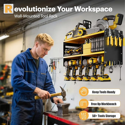 Spampur Large Power Tool Organizer Wall Mount - Image 7