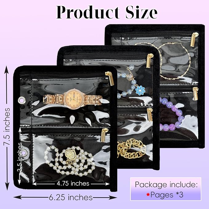 Travel Jewelry Organizer Case, Jewelry Bags - Image 2
