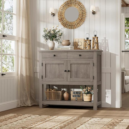HOSTACK Farmhouse Console Table - Image 8