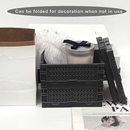 6 Pack Mini Foldable Small Plastic Baskets - Image 7