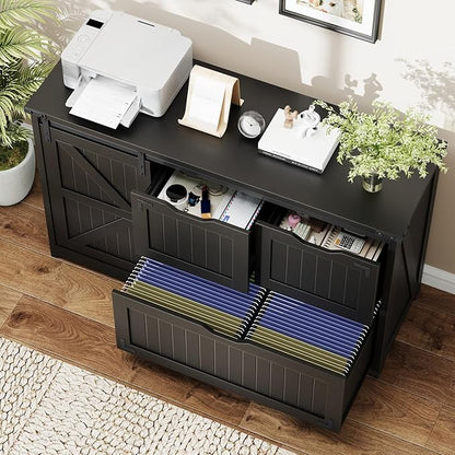Halitaa 47.8” Farmhouse File Cabinet - Image 3