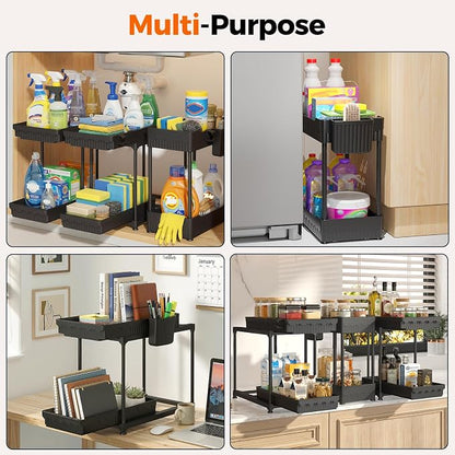Sevenblue 3-Pack 2-Tier Under Sink Organizers - Image 6