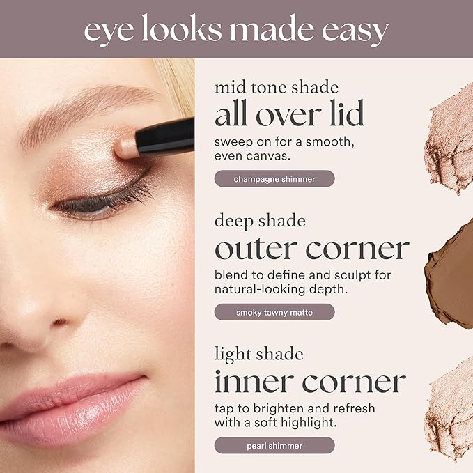 Julep Eyeshadow 101 Cream-to-Powder Waterproof Shadow Stick – Rainstorm Shimmer - Image 5