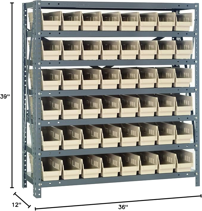 Quantum Storage Systems 1239-101IV Steel Shelving Unit - Image 2