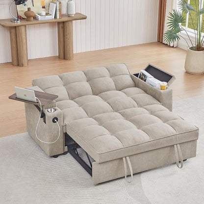 65" Cloud Couch Sleeper Sofa Bed by hansones