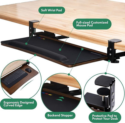 D'vine Dev Keyboard Tray Under Desk - Image 3