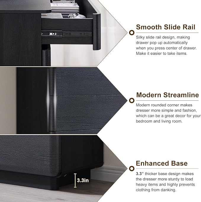 ACCOHOHO Modern 9 Drawer Dresser - Image 5