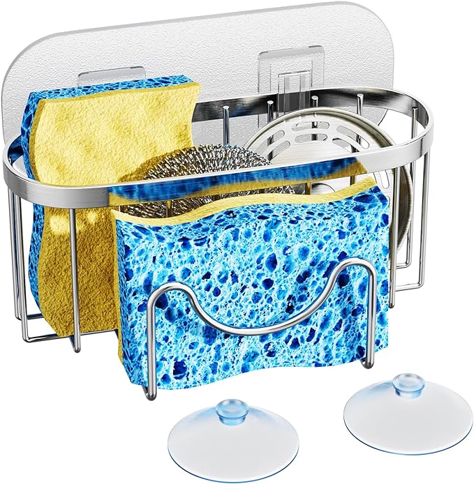 HapiRm Multifunctional Adhesive Kitchen Sink Organizer by HapiRm