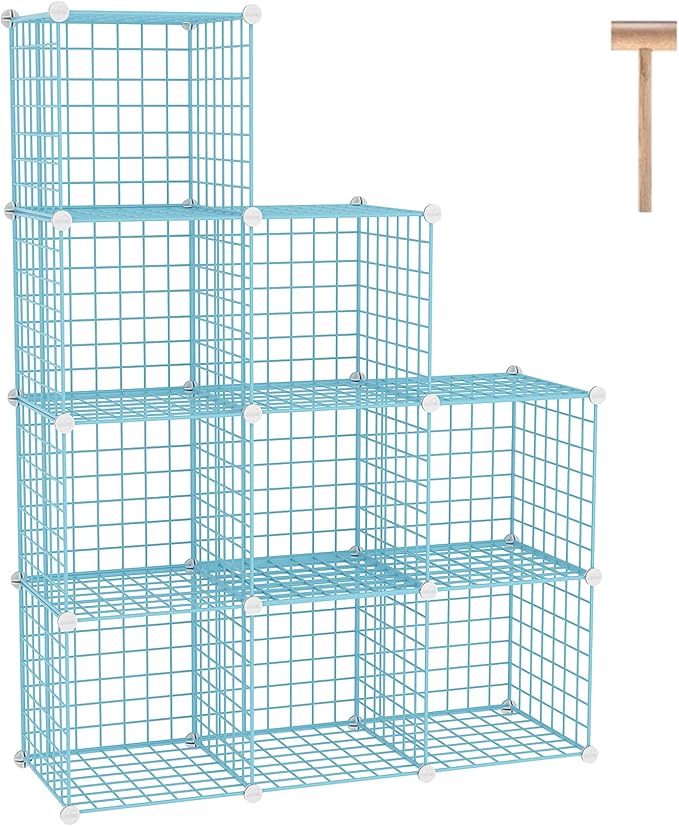 C&AHOME Wire Cube Storage, 9 by CAHOME