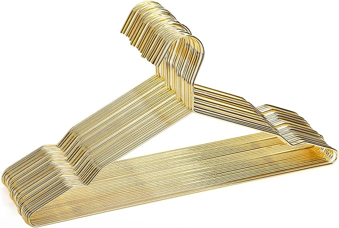 Tosnail 30 Pack 16.5" Stainless Steel Strong Wire Metal Hangers, Heavy Duty by Tosnail