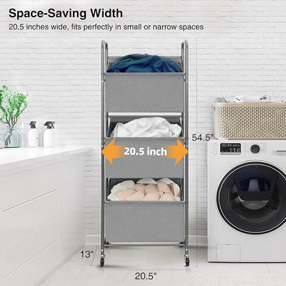 STO STO 3-Tier Vertical Laundry Hamper - Image 3
