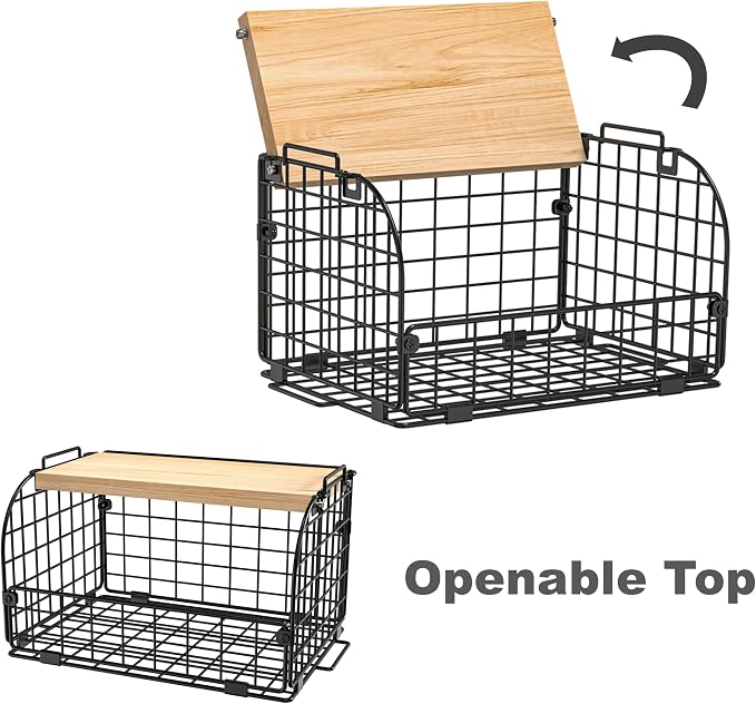2 Set Stackable Wire Basket - Image 6