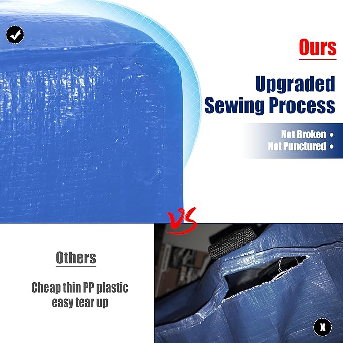 Cosy Family 4 Pack Heavy Duty Extra Large Moving Bags - Image 3