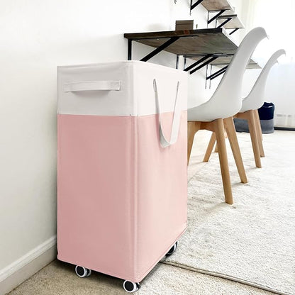 Goodpick Laundry Basket with Wheels, 75L Tall Clothes Hamper, Large Laundry - Image 8