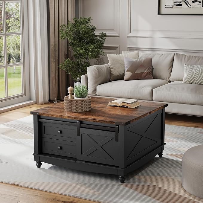 ALLSTAND 31.5" Lift Top Coffee Table - Image 7