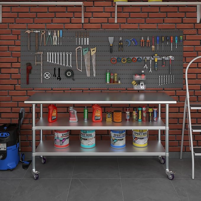 AmGood Stainless Steel Work Table - Image 8