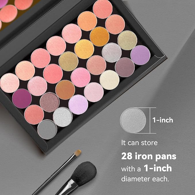 Magnetic Empty Eyeshadow Palette, Makeup Pans Organizer - Image 3