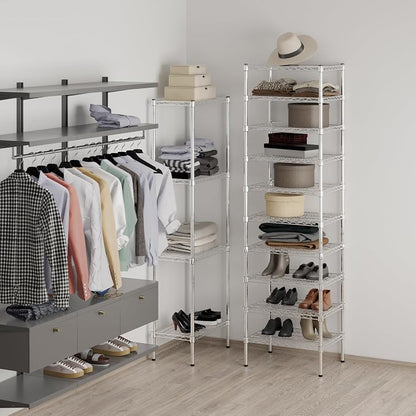 18" Deep x 24" Wide x 86" Height Wire Shelving Kit | 10-Tier | NSF Commercial - Image 4