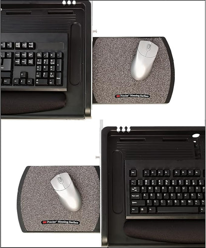 3M Adjustable Under-Desk Keyboard Drawer, Three Height Settings, Wide Tray - Image 6
